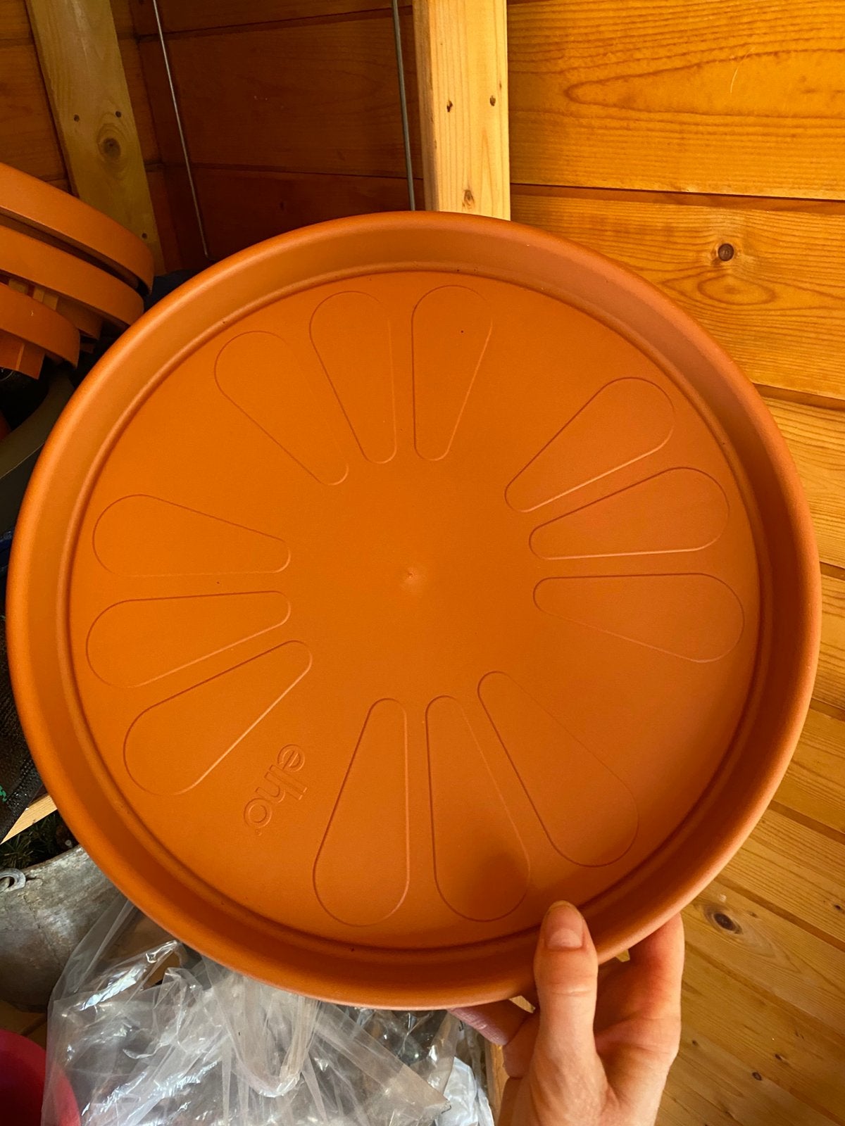 6 x Elho planttaxi 35 en 40 cm als nieuw, Kunststof, Minder dan 30 cm, Rond, Ophalen of Verzenden