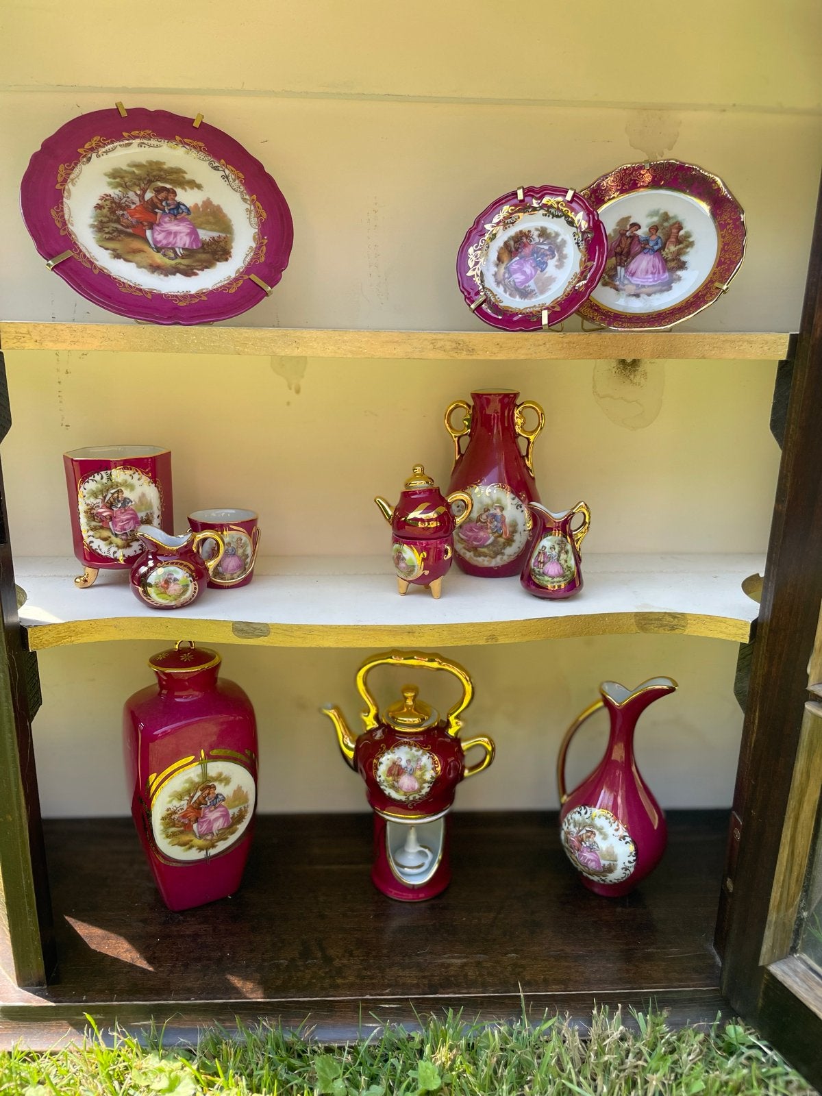 Antiek porseleinen servies Limoges, Ophalen