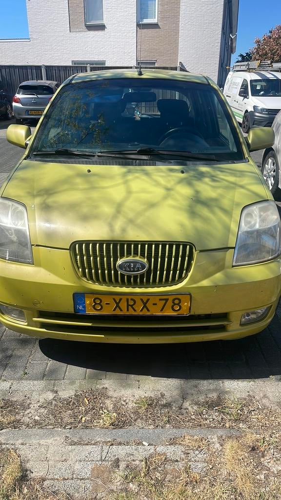 KIA PICANTO 1.1 2006 NIEUWE APK TOT MEI 2027, Stof, 4 cilinders, Geel, Handgeschakeld