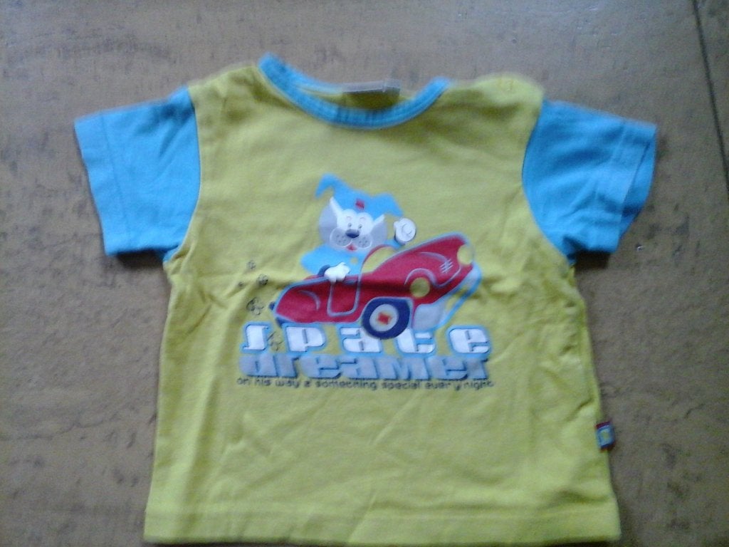 leuk shirtje maat 74, Ophalen of Verzenden, Zo goed als nieuw, Jongetje of Meisje, Shirtje of Longsleeve