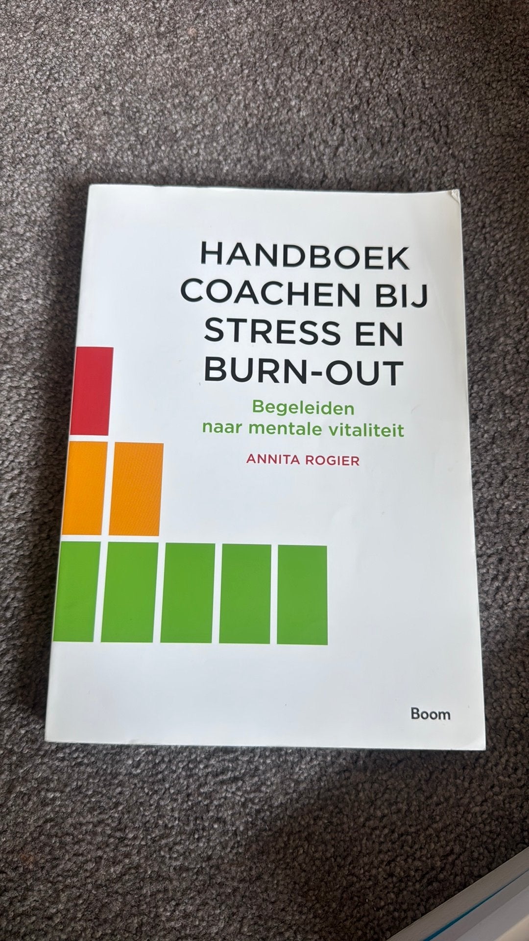 Annita Rogier - Handboek coachen bij stress en burn-out, Boeken, Ophalen of Verzenden, Zo goed als nieuw, Annita Rogier