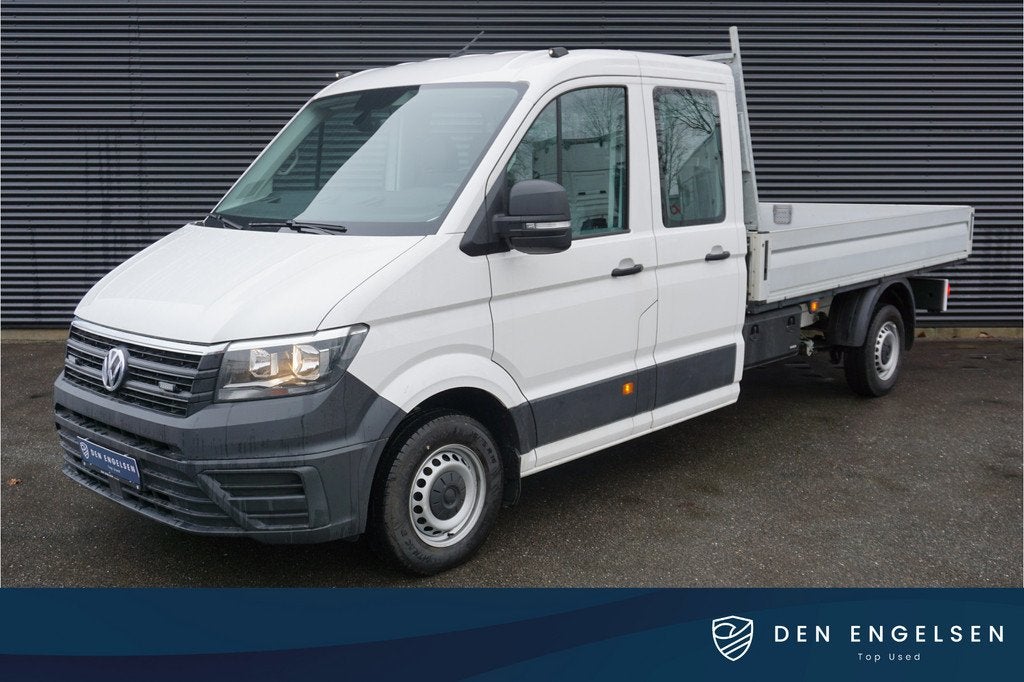 Volkswagen Crafter Open Laadbak 177pk Automaat Dubbele cabin, Auto's, Stof, Gebruikt, 4 cilinders, Volkswagen