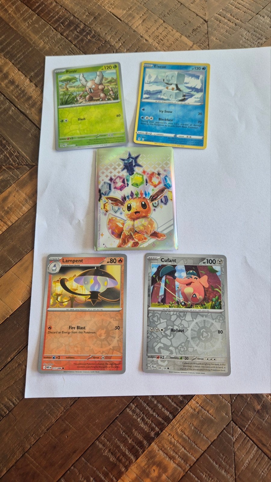 Pinsir, Eiscue, Lampent en Cufant 120 120 80 EN 100, Ophalen of Verzenden