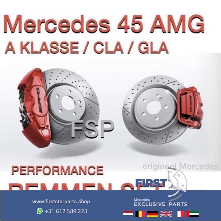 Originele A45 AMG Performance Remklauwen Set W176 AKlasse 45, Gebruikt, -, Ophalen of Verzenden, -