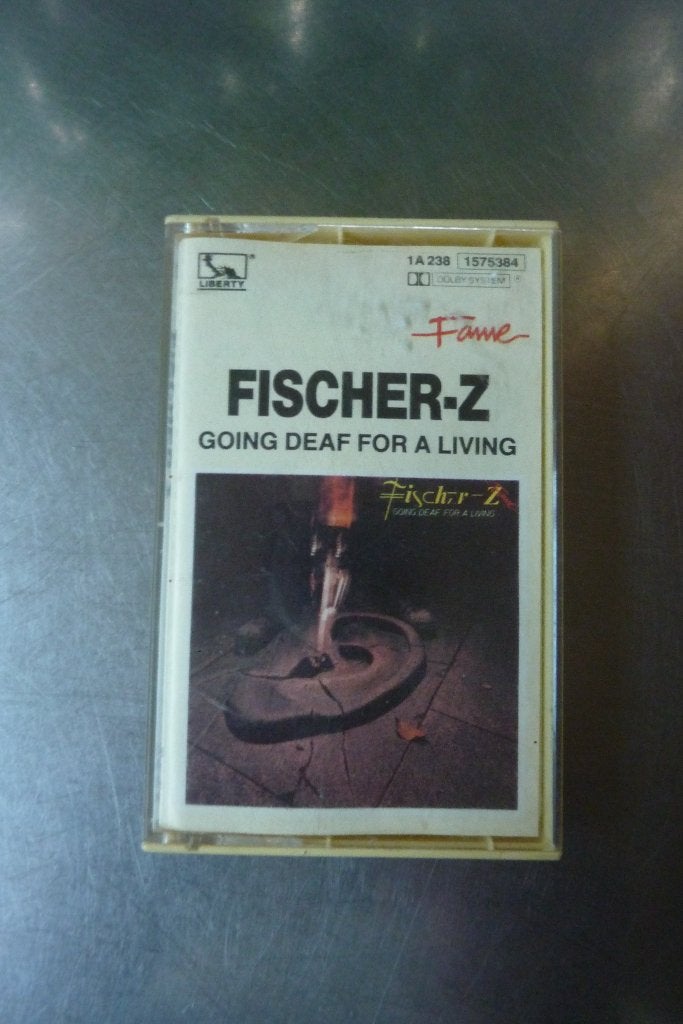 Fischer-Z - Going Deaf For A Living, Gebruikt, 1 bandje, Ophalen of Verzenden, Origineel