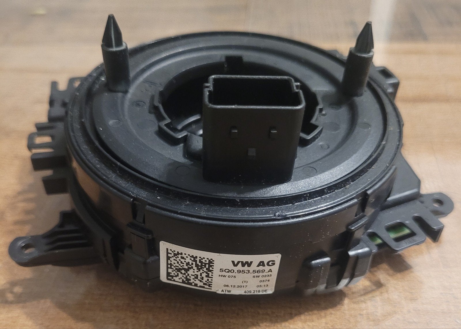 Vw Skoda Seat sleepring klokveer airbag 5Q0953569A, Ophalen of Verzenden, Gebruikt, Seat