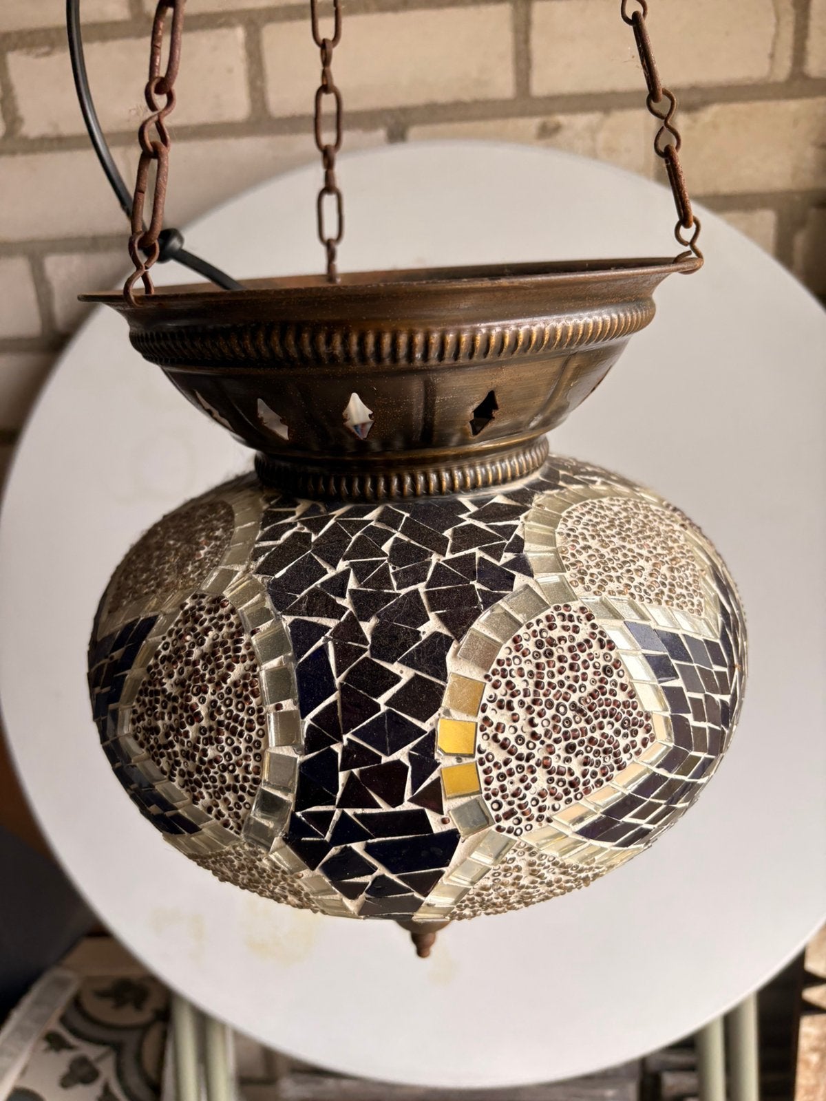 Oosterse plafond lamp, Ophalen of Verzenden, Zo goed als nieuw