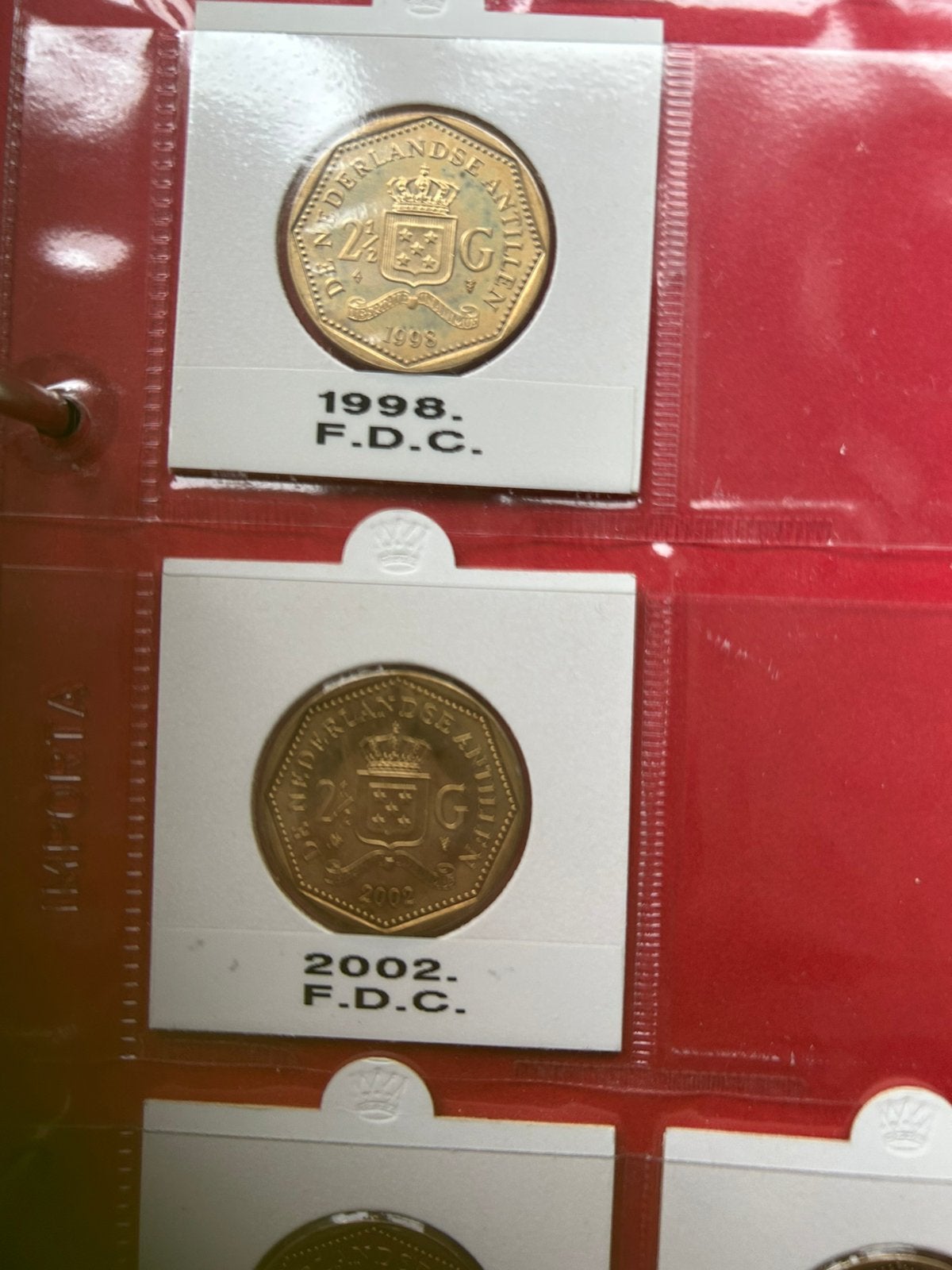 2,5 gulden van de Nederlandse Antillen, Verzenden, Overige landen