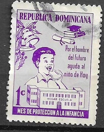 DOMINICAANSE REPUBLIEK, Ophalen of Verzenden, Gestempeld, Midden-Amerika
