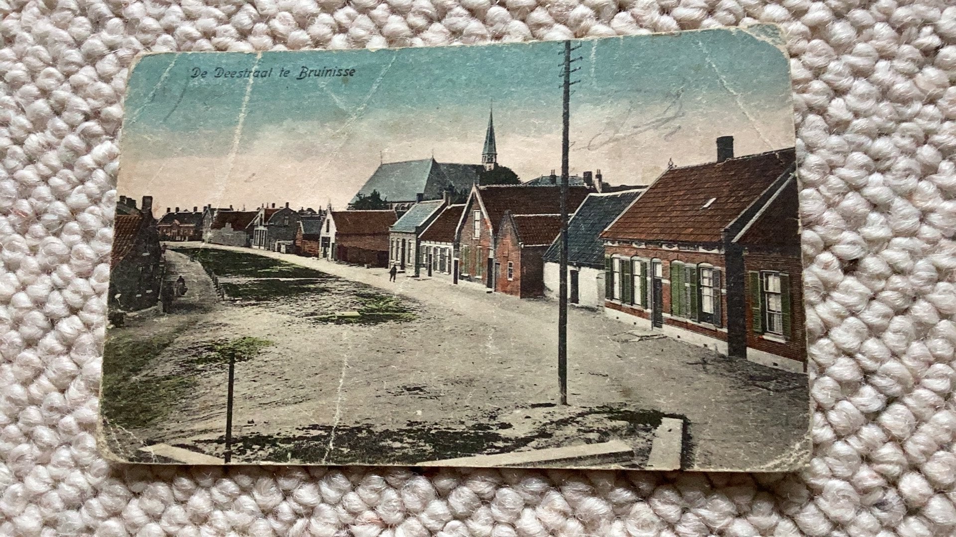 Ansichtkaart Bruinisse De Deestraat begin 1900. 988, Ophalen of Verzenden, Voor 1920, Gelopen, Zeeland