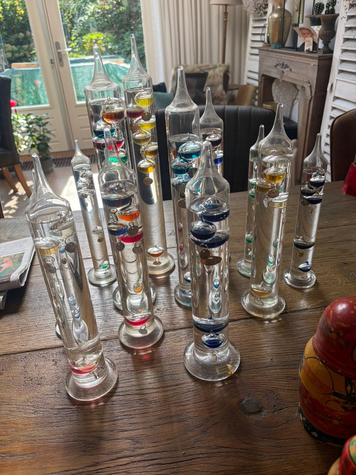 Galileo thermometer, Ophalen, Zo goed als nieuw