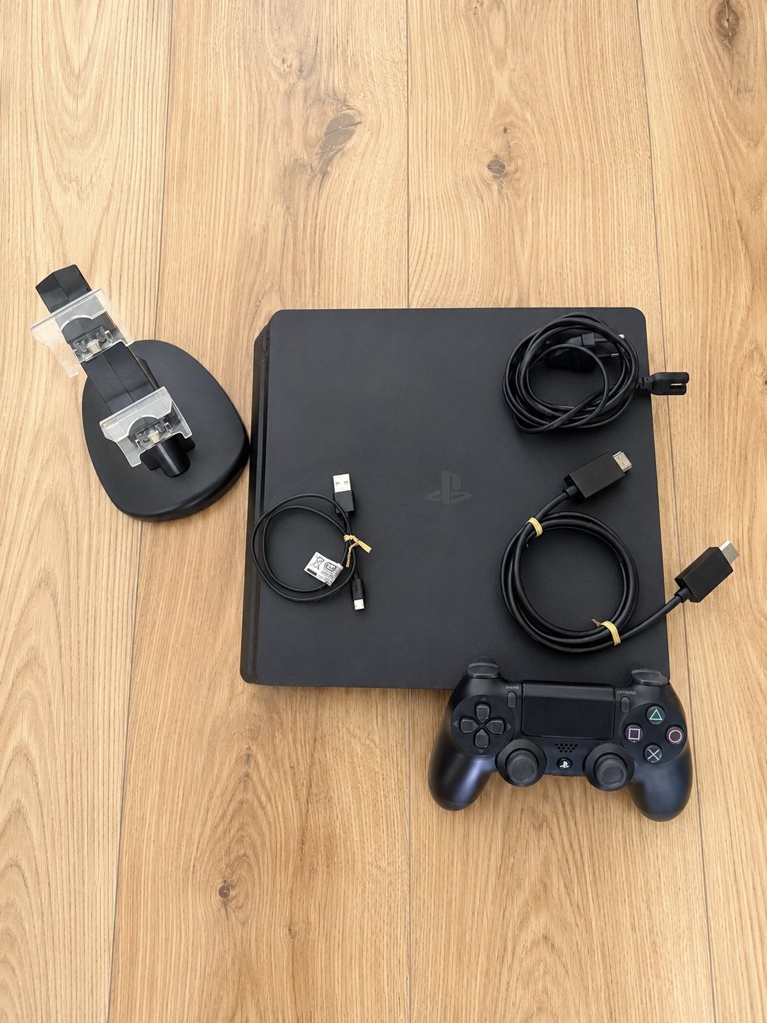 PlayStation 4 Slim 500GB + Originele Controller + Kabels, Spelcomputers en Games, Spelcomputers | Sony PlayStation 4, 500 GB, Ophalen of Verzenden