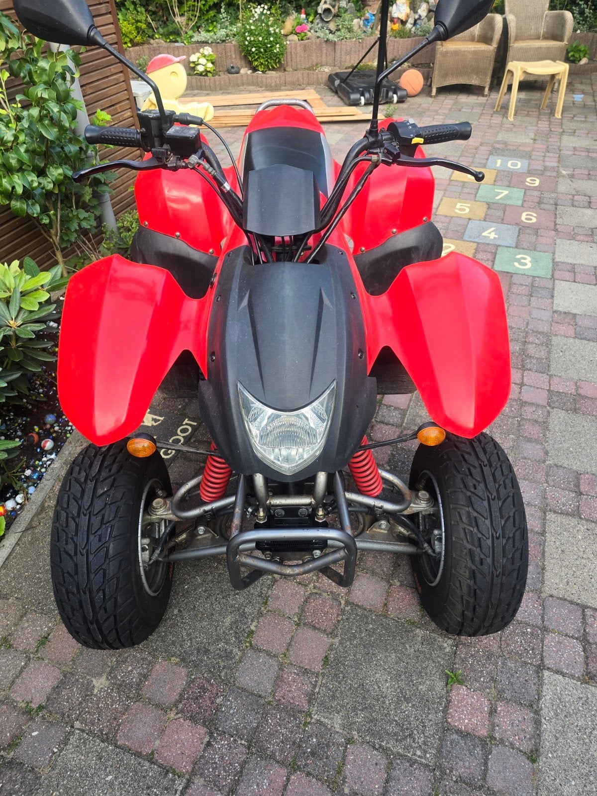 AMS YN150 Quad met kenteken L7e, Ophalen