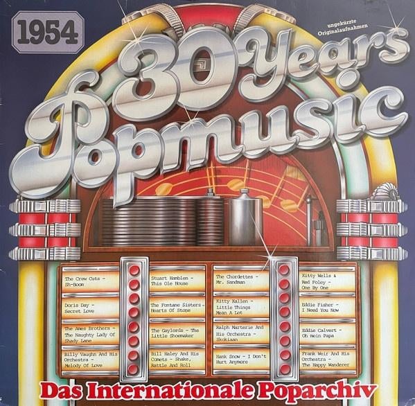 LP - Various – 30 Years Popmusic 1954, Ophalen of Verzenden, Gebruikt, 12 inch, Poprock