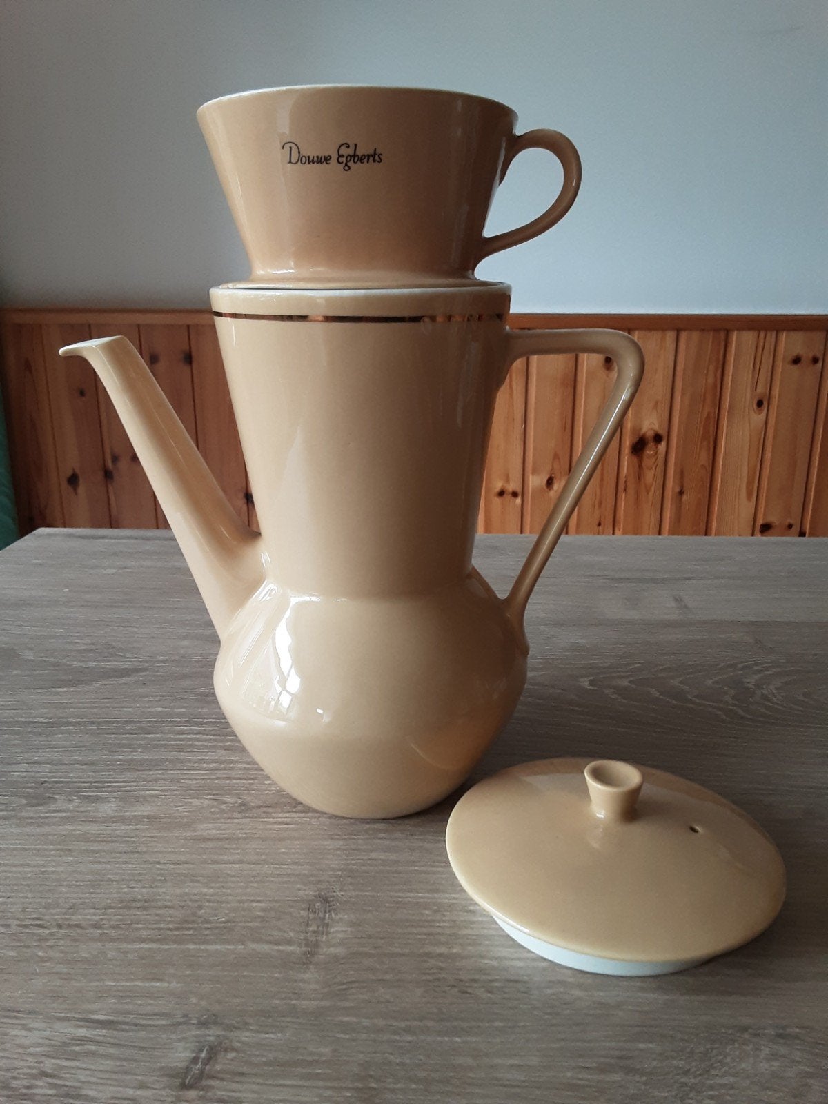 Koffiepot van Douwe Egberts met filter, Ophalen of Verzenden