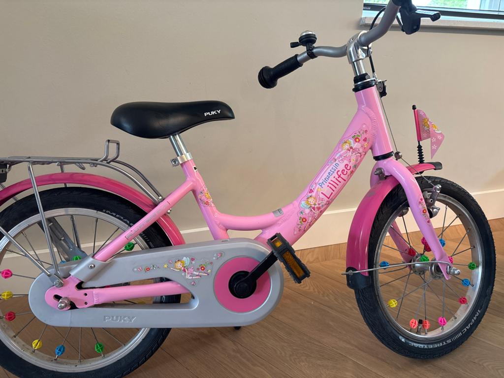 Puky Lillifee Kinderfiets - 16 inch, Ophalen, Gebruikt, Terugtraprem, 16 tot 20 inch
