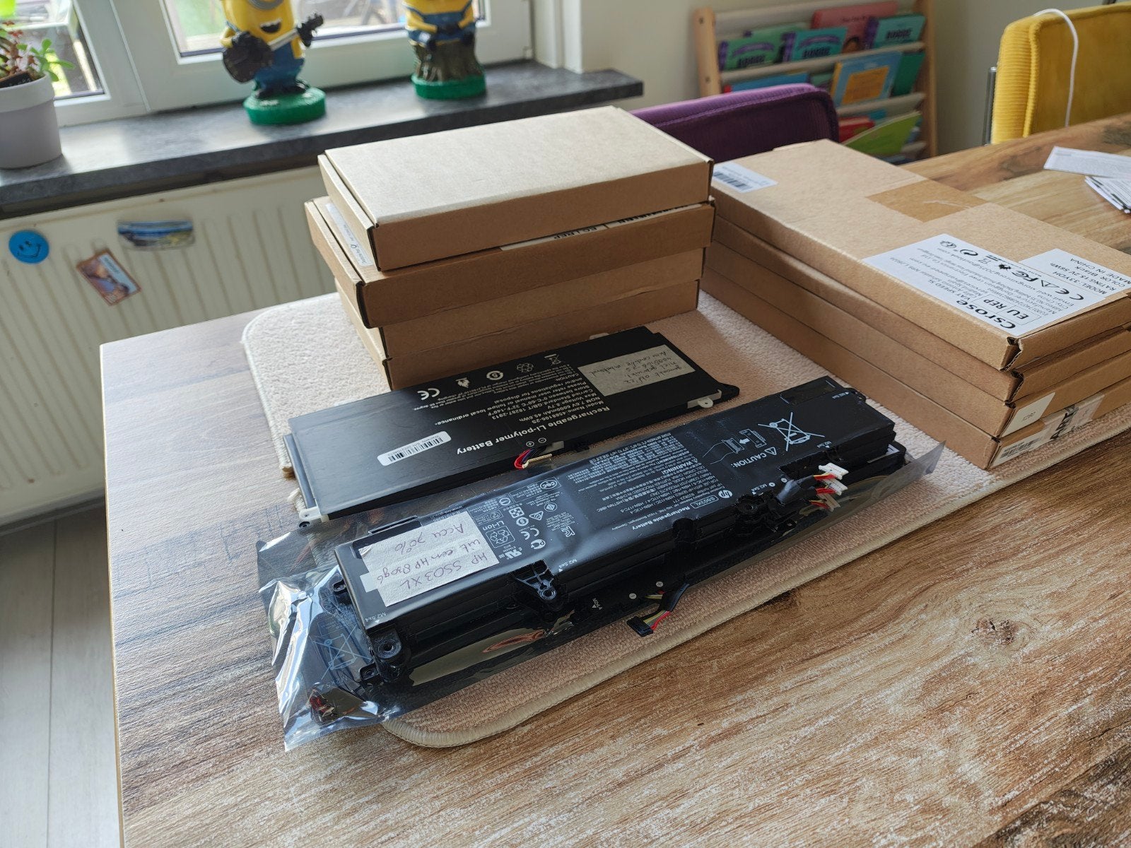​Partij laptop accu's uit demontage (HP, Dell, Lenovo, Asus), Ophalen of Verzenden, Gebruikt, Overige typen