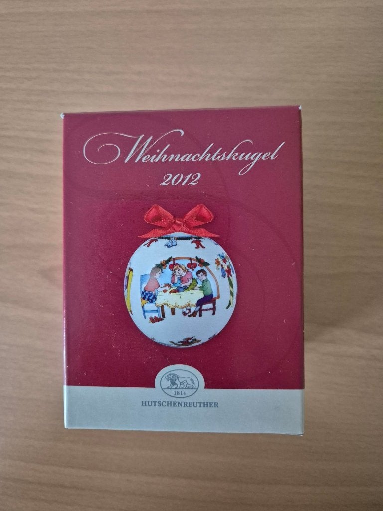 Kerstbal 2012 - Hutschenreuther - porselein, Diversen, Verzenden