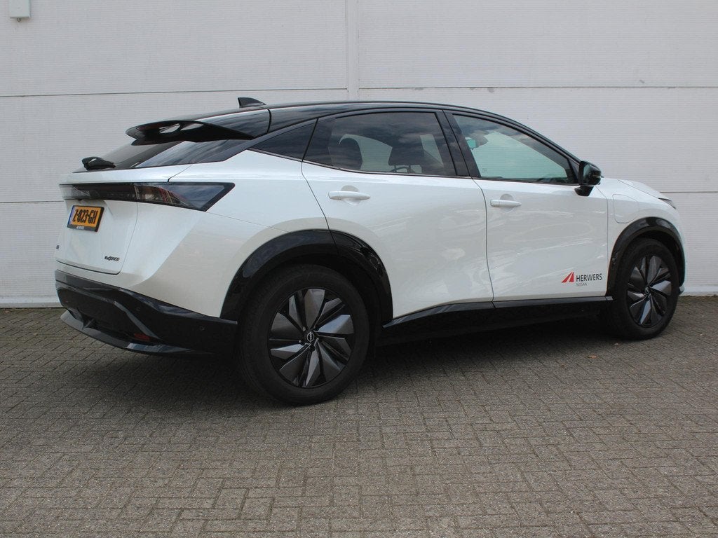 Nissan Ariya e-4ORCE Evolve 87kWh / Duurste uitvoering / 1.5, Auto's, Nissan, Automaat, Zwart, Wit, Origineel Nederlands