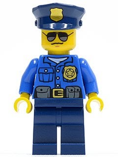 LEGO City cty0450 Police - City Officer, Gold Badge, Police, Lego, Ophalen of Verzenden, Minifiguur, City