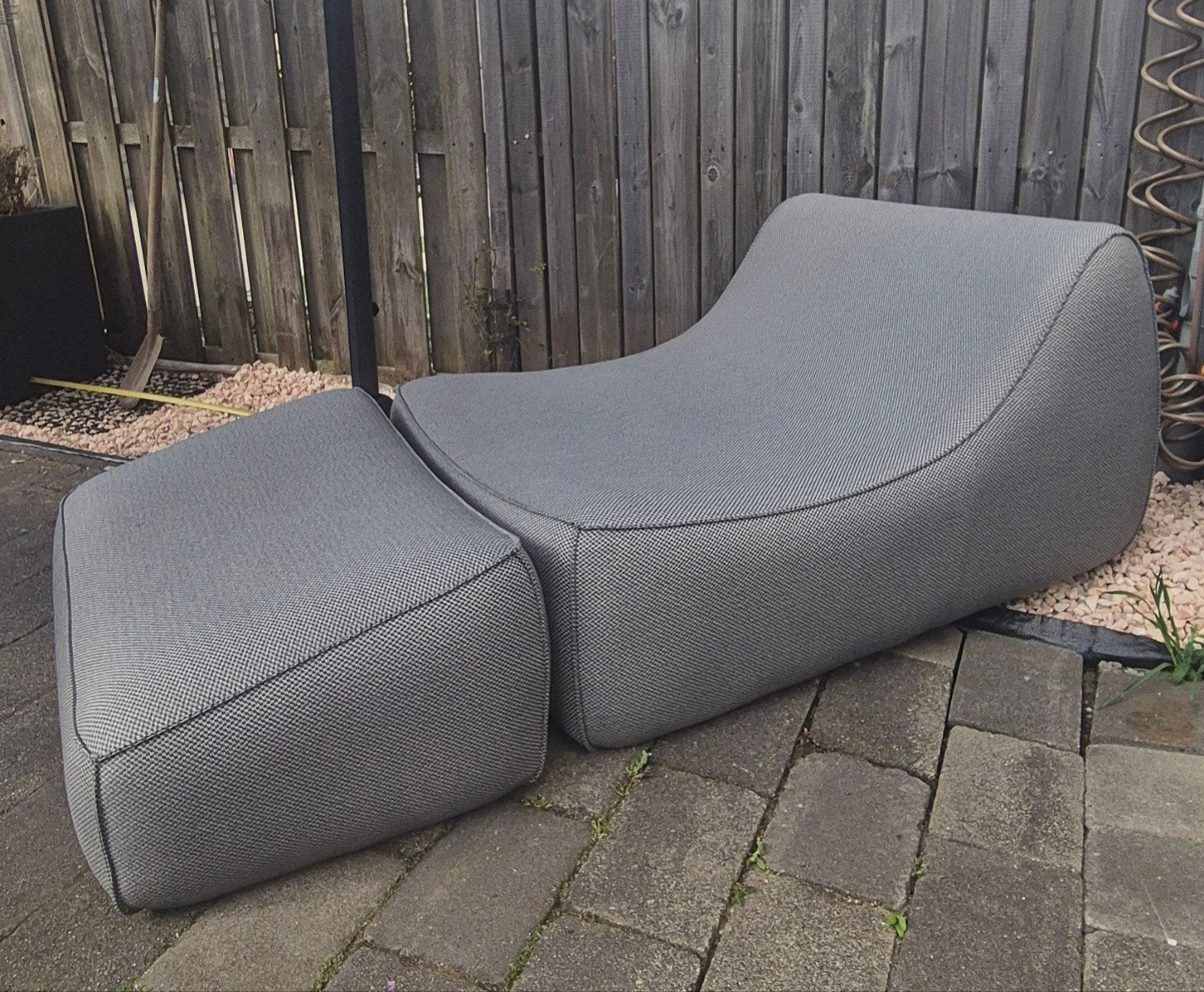 Goossens ligbed en hocker Benito. Alleen ophalen!, Ophalen, Wicker