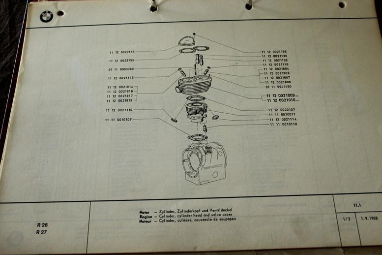 BMW R26 R27 1968 parts list teile katalog, Ophalen of Verzenden, BMW