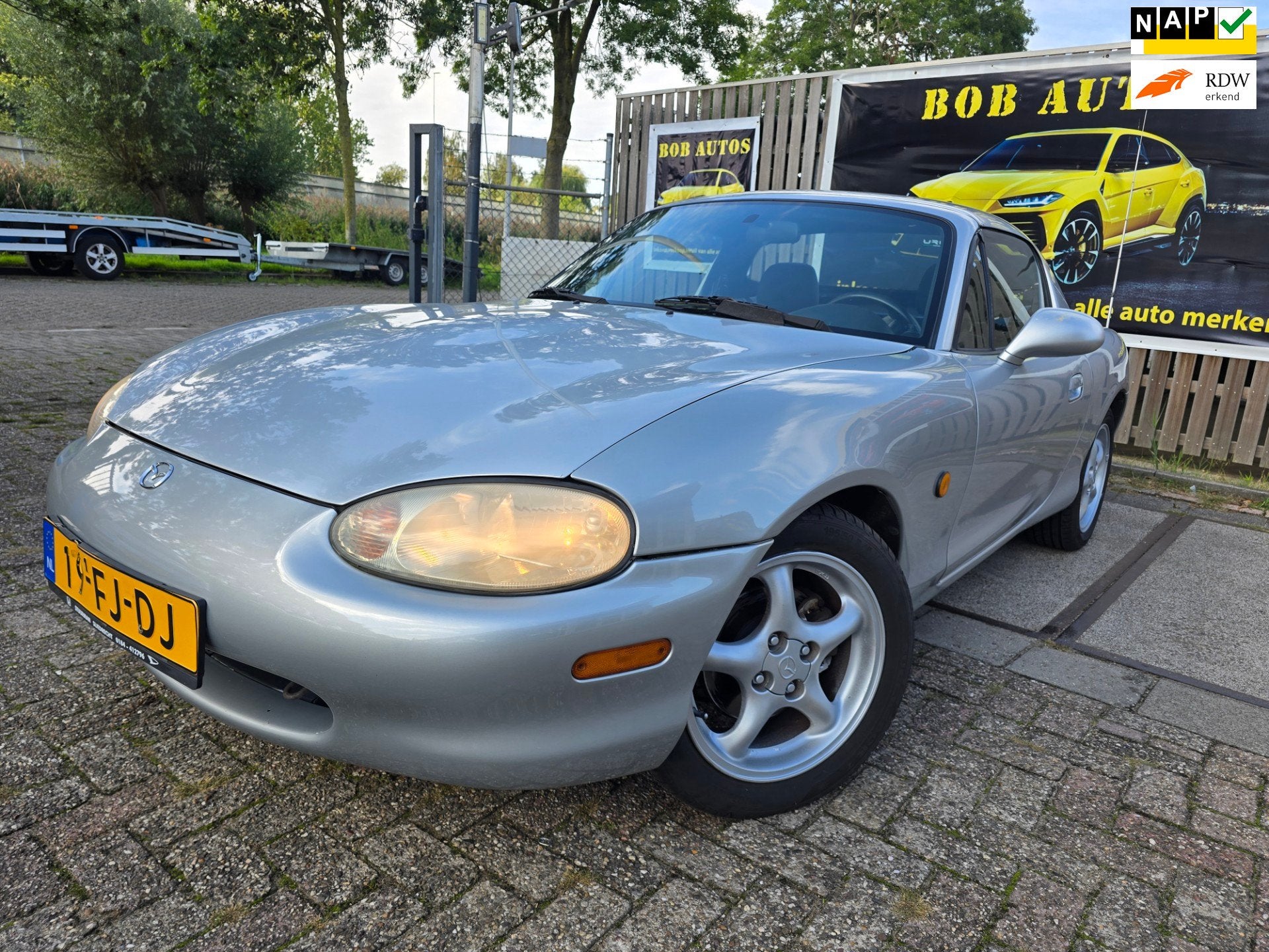 Mazda MX-5 1.6i/rijd schakel goed /apk 02-08-2027/inruilen i, Euro 2, Achterwielaandrijving, 4 cilinders, Cabriolet