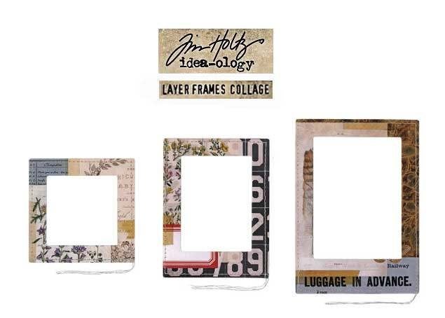 Tim Holtz Idea-ology Layer Frames Collage #94318/1, Verzenden, Nieuw, Versiering of Embellishment, Overige merken