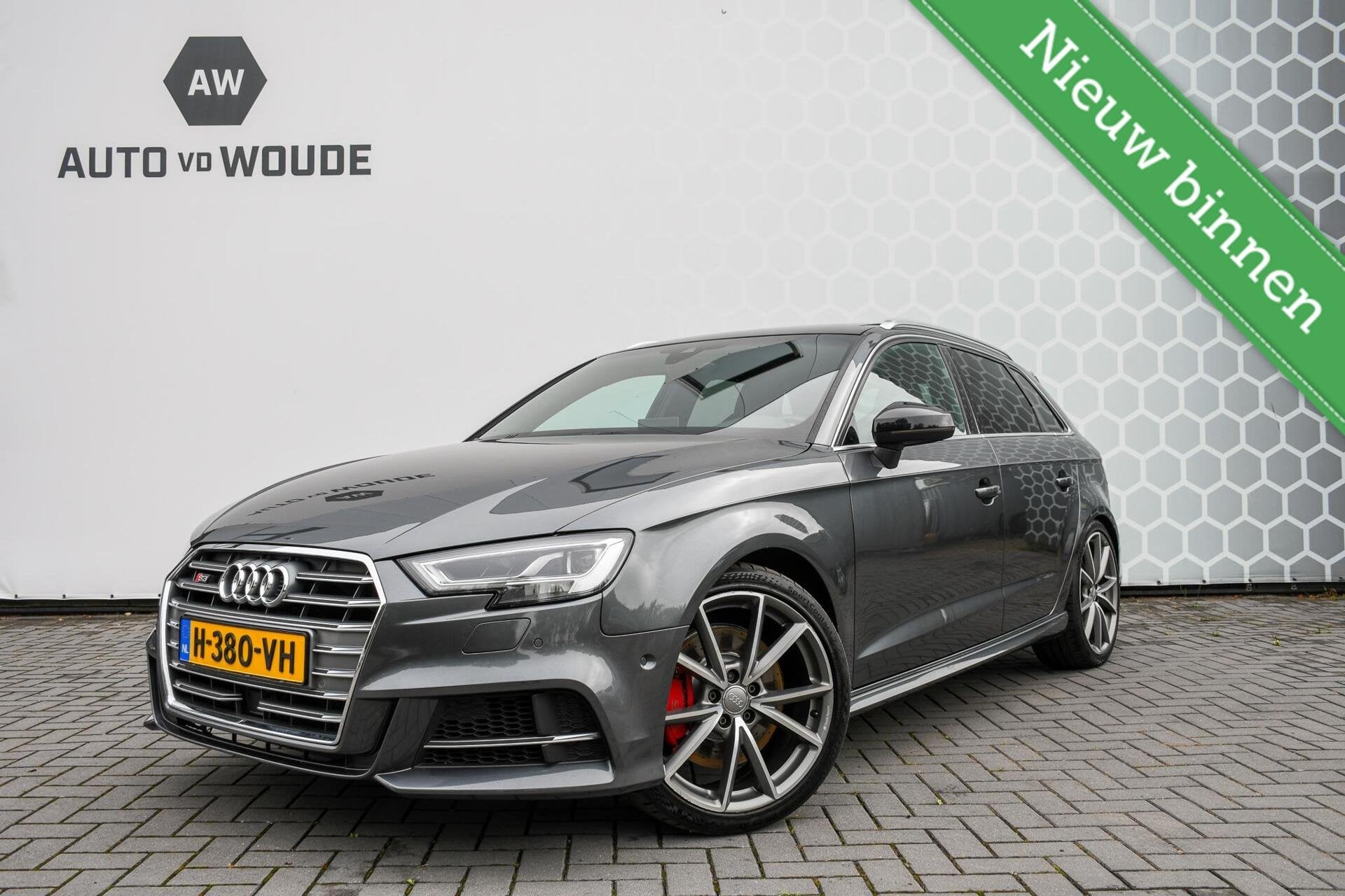 Audi S3 2.0 TFSI S3 quattro Vitrual Pano B&O 400pk Downpipe!, Automaat, S3, 15 km/l, 4 cilinders