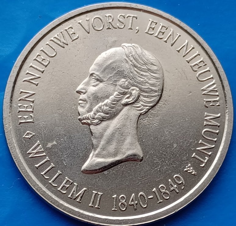 Penning Het Nederlands Muntmuseum Willem II - 1998, Postzegels en Munten, Ophalen of Verzenden, Overige materialen, Nederland
