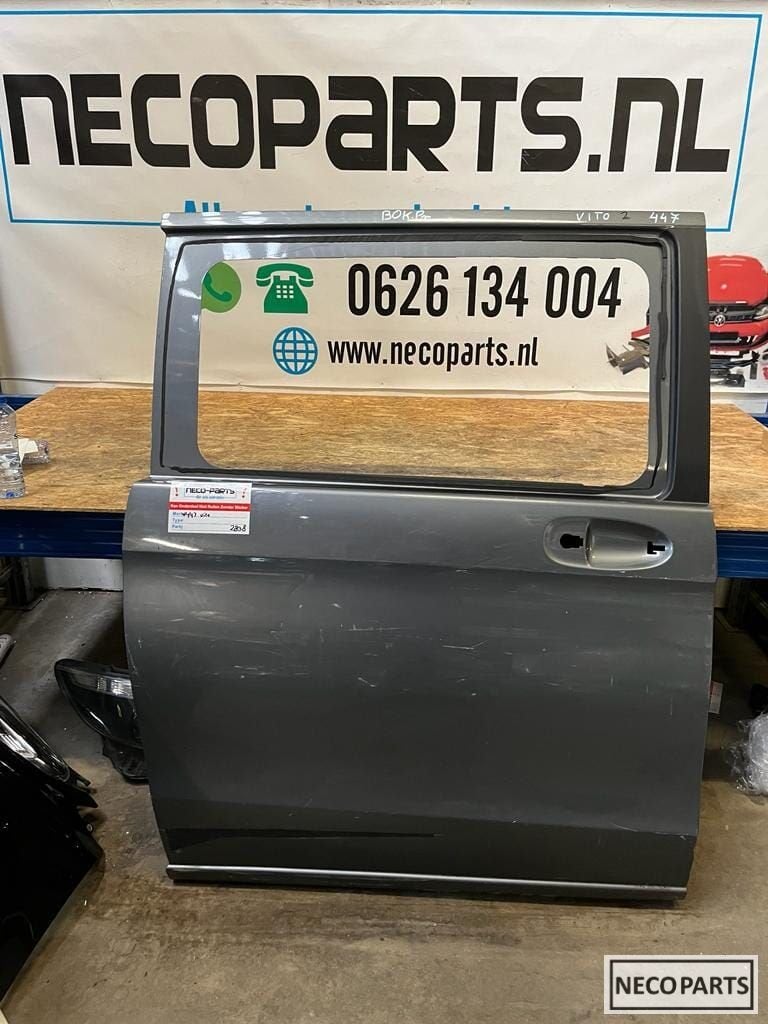 V KLASSE VITO W447 DEUR PORTIER SCHUIFDEUR ALLES LEVERBAAR, Auto-onderdelen, Carrosserie en Plaatwerk, Achterklep, Mercedes-Benz