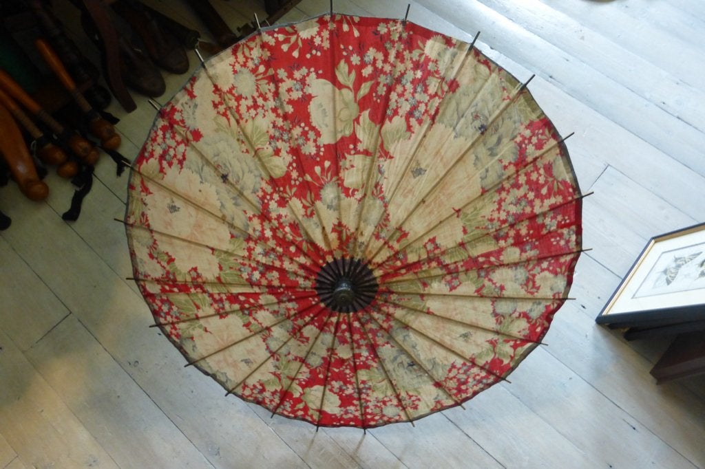 antiek chinees parasolletje., Ophalen of Verzenden