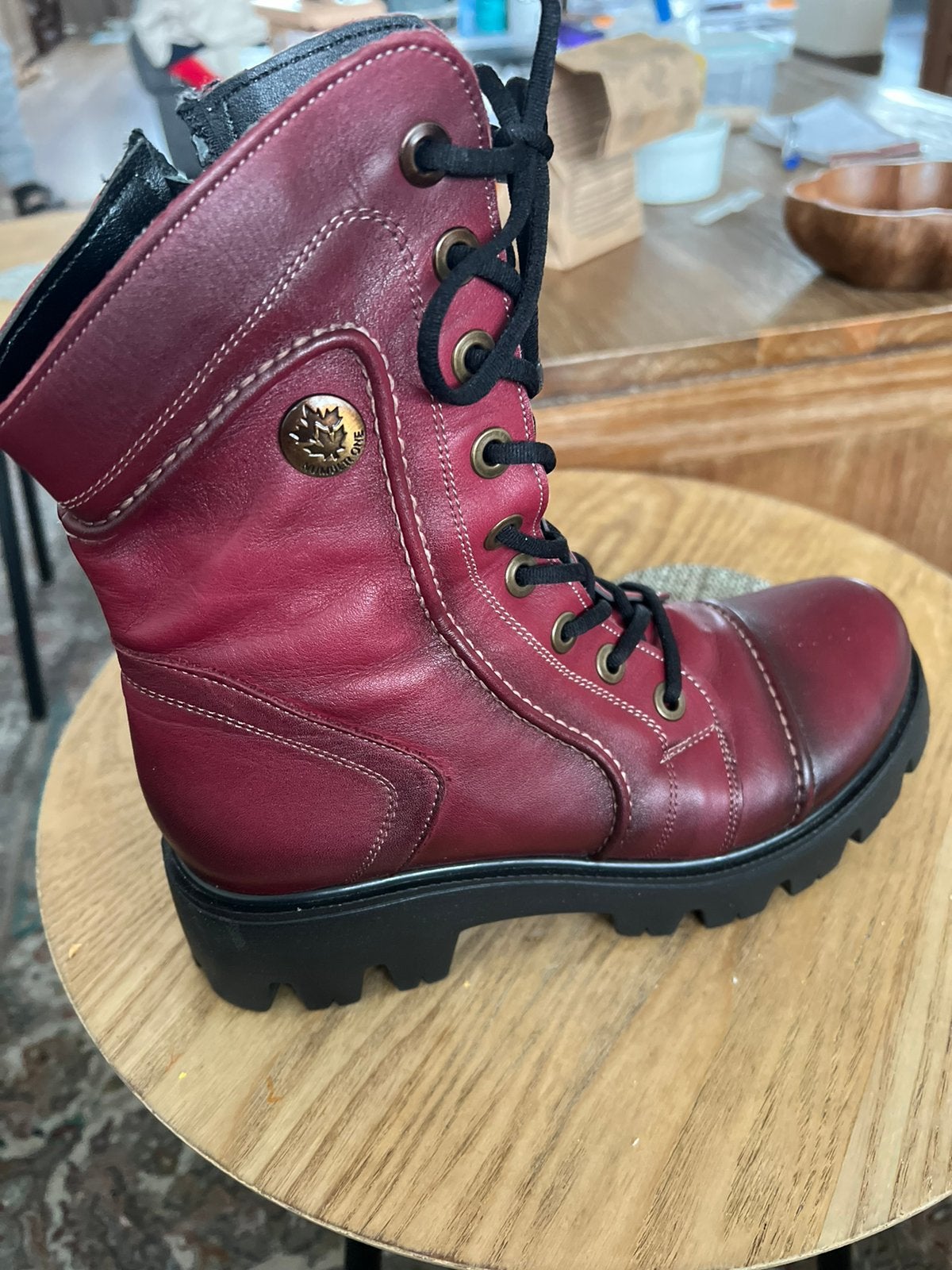Mooie leer schoenen., Kinderen en Baby's, Meisje, Ophalen of Verzenden, Laarzen, Zo goed als nieuw
