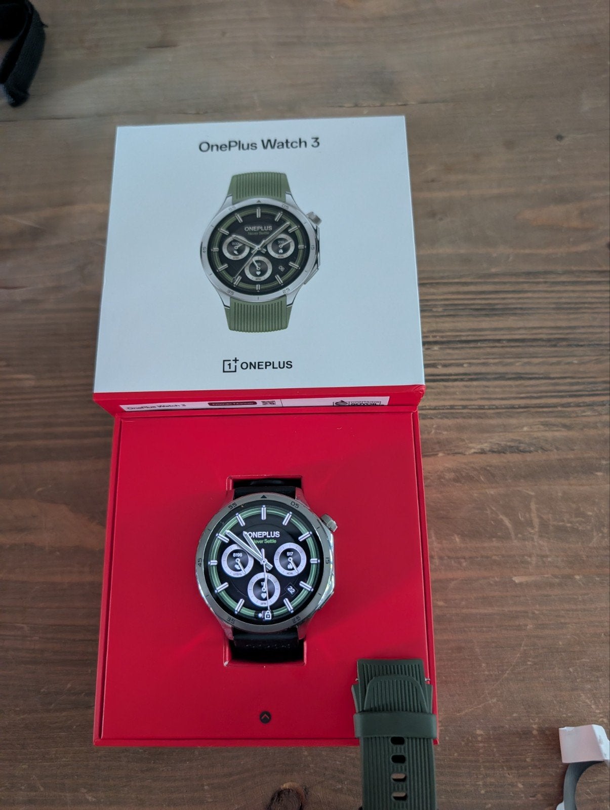 OnePlus Watch 3 46 mm Emerald Titanium, Ophalen of Verzenden