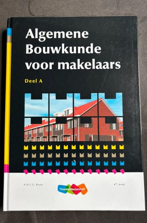 Makelaardij opleiding Studie boeken en wettenbundels, ThiemeMeulenhoff, Zo goed als nieuw, Beta, HBO