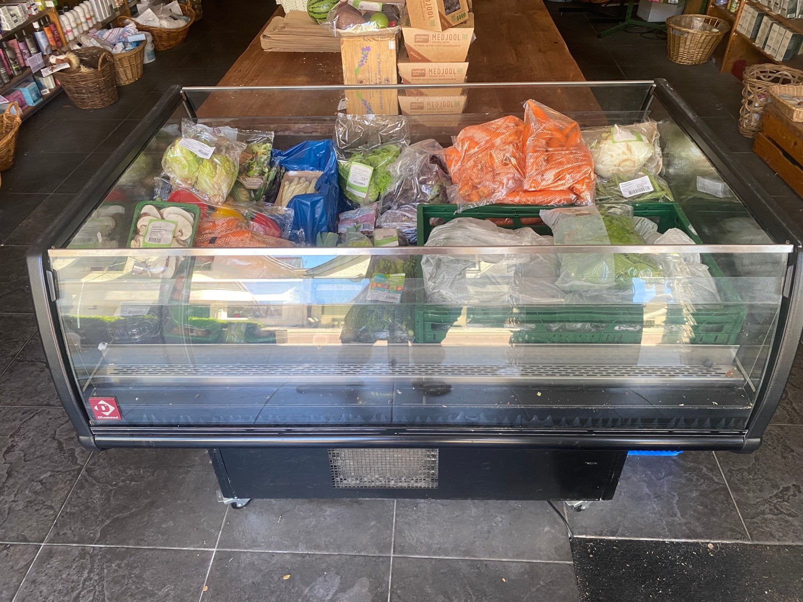 Koelvitrine mobiel op wielen, Ophalen of Verzenden, Zo goed als nieuw