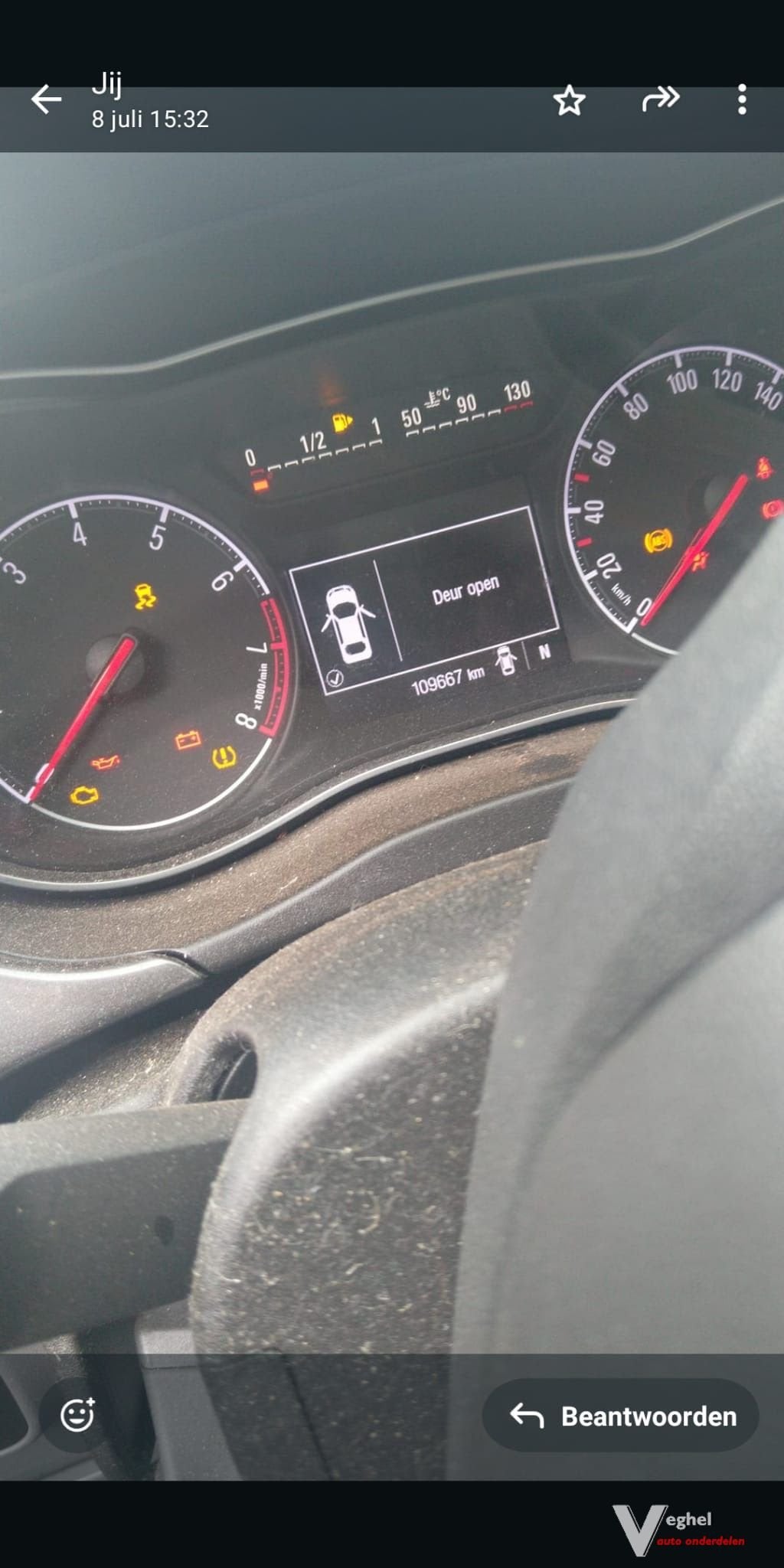 Opel Corsa E 5 drs 1.4B Automaat 2500145 2015   Kaal Motorbl, Auto-onderdelen, Motor en Toebehoren, Ophalen, Gebruikt, -, -
