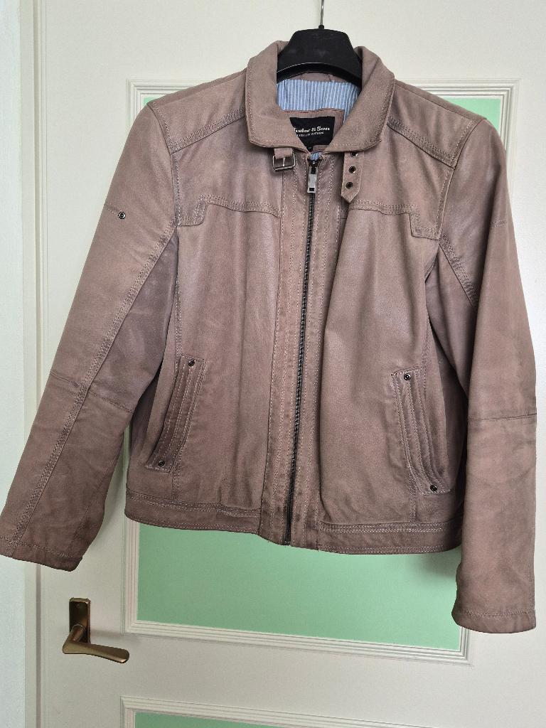 Leren jas, Ophalen, Maat 48/50 (M), Tailor& Sun, Zo goed als nieuw