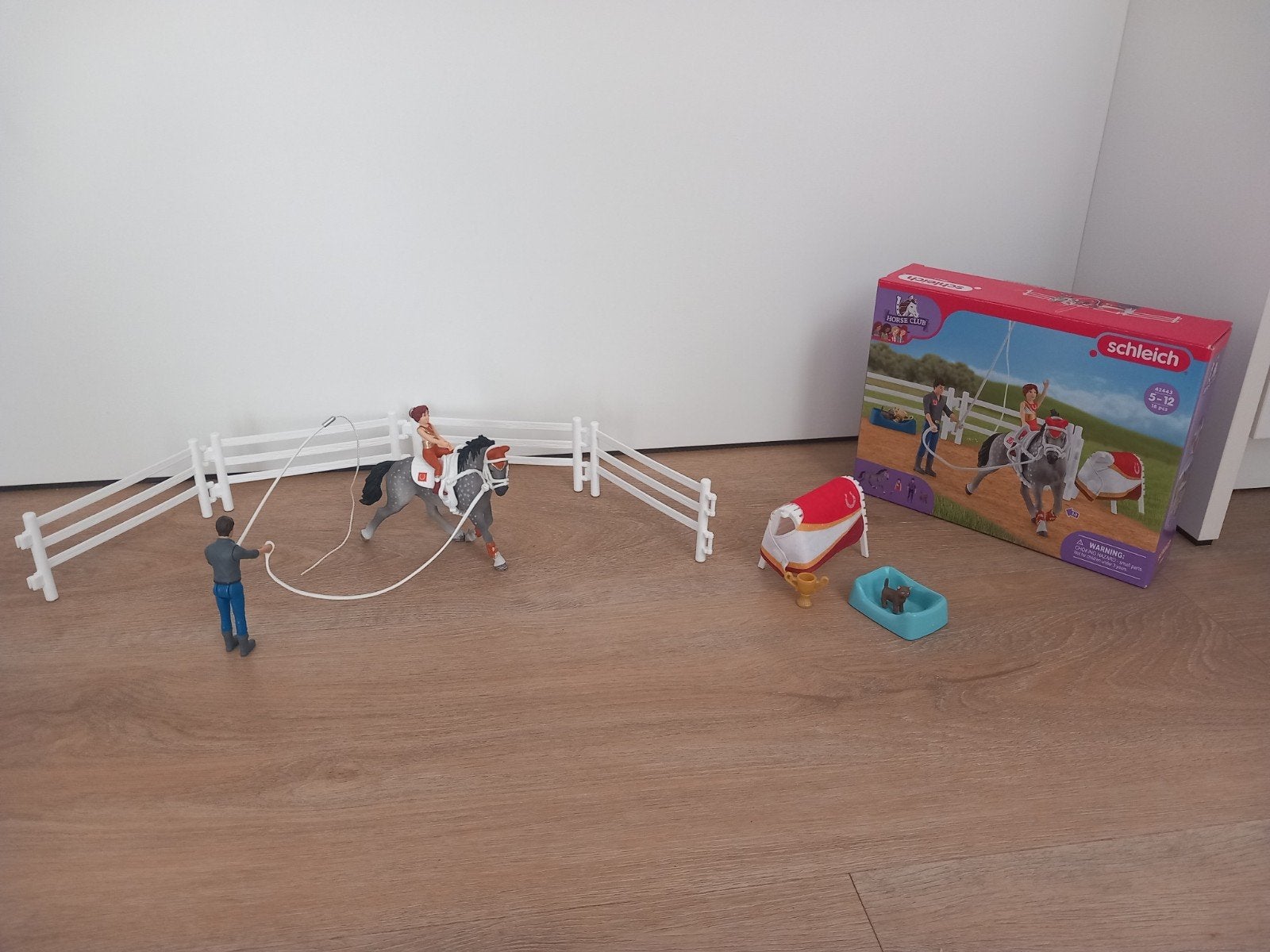 Schleich Horse Club voltige met Mia 42443, Ophalen, Gebruikt, Jongen of Meisje