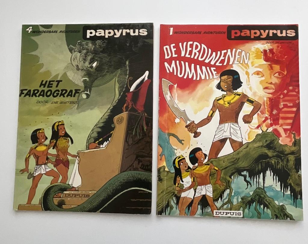 Papyrus 2 stuks, Meerdere stripboeken, Ophalen of Verzenden, Gelezen