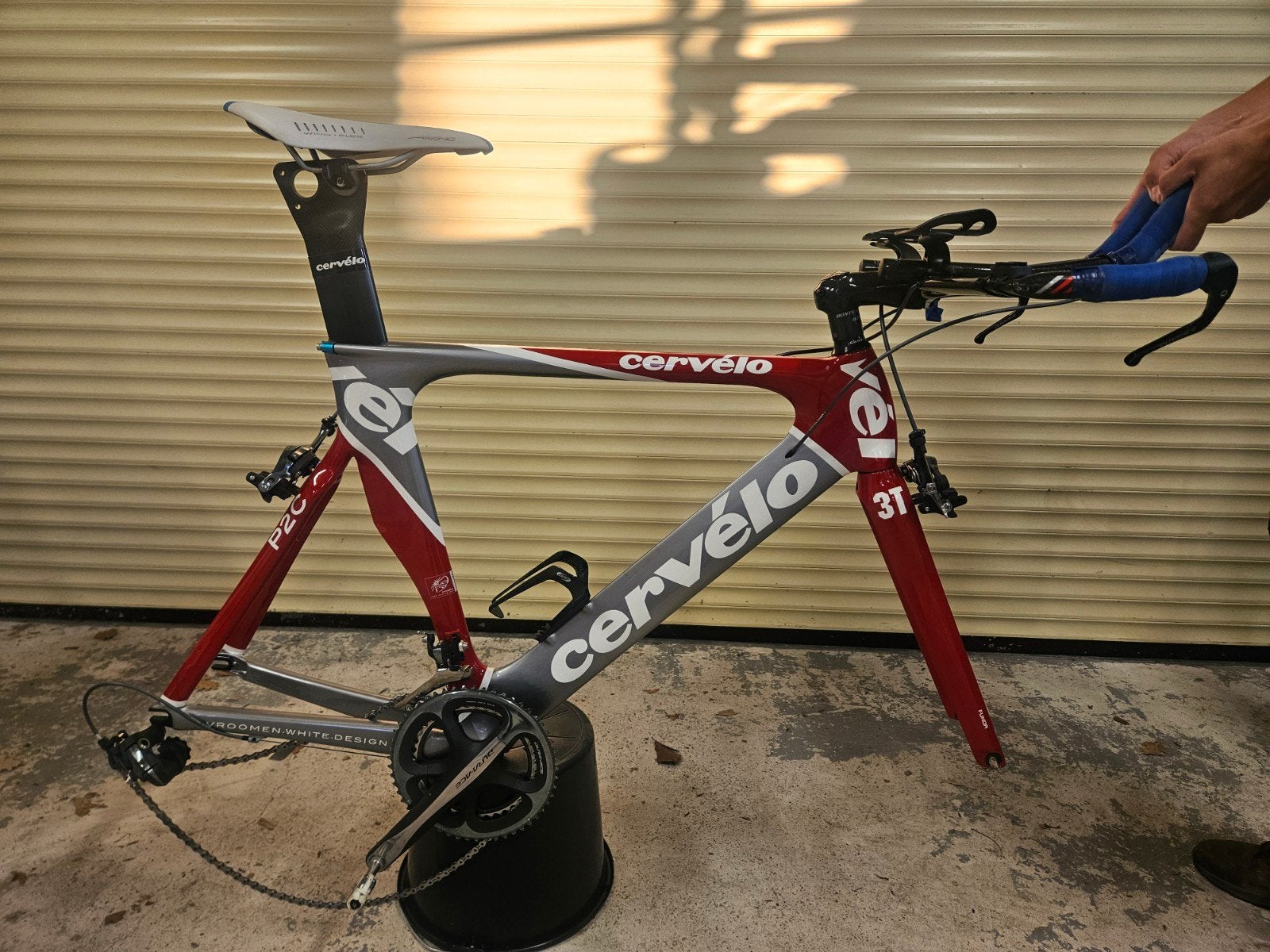 Cervélo P2C Tijdritfiets - Dura-Ace Afgemonteer maat 54, Carbon, Meer dan 20 versnellingen, 53 tot 57 cm, Ophalen