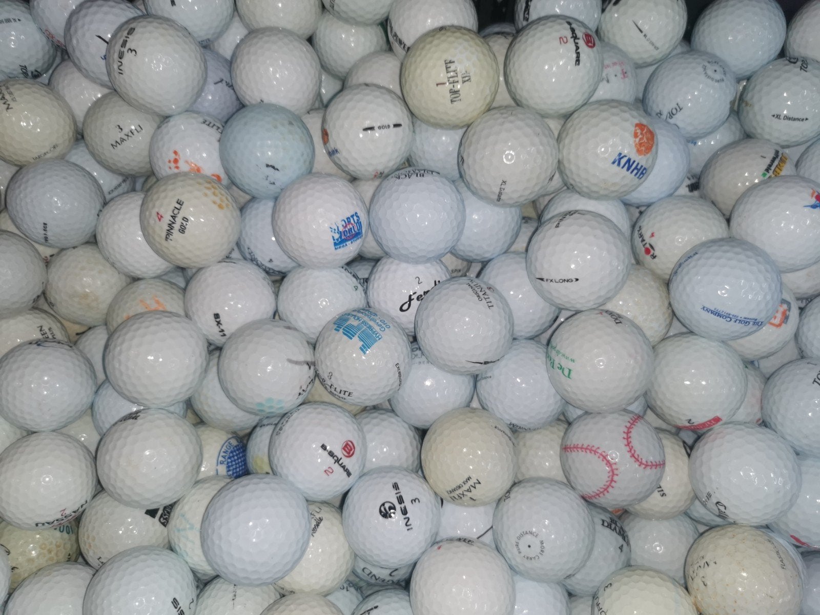 gebruikte golfballen mix 200 stuks omega deal, Ophalen of Verzenden, Bal(len)