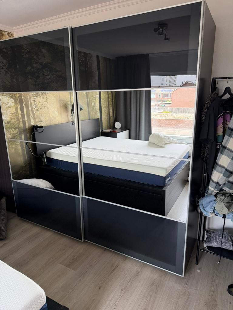 Ikea Pax kast- goede staat! 200x202cm, Huis en Inrichting, Kasten | Kledingkasten, Ophalen, Zo goed als nieuw, 50 tot 75 cm, 200 cm of meer