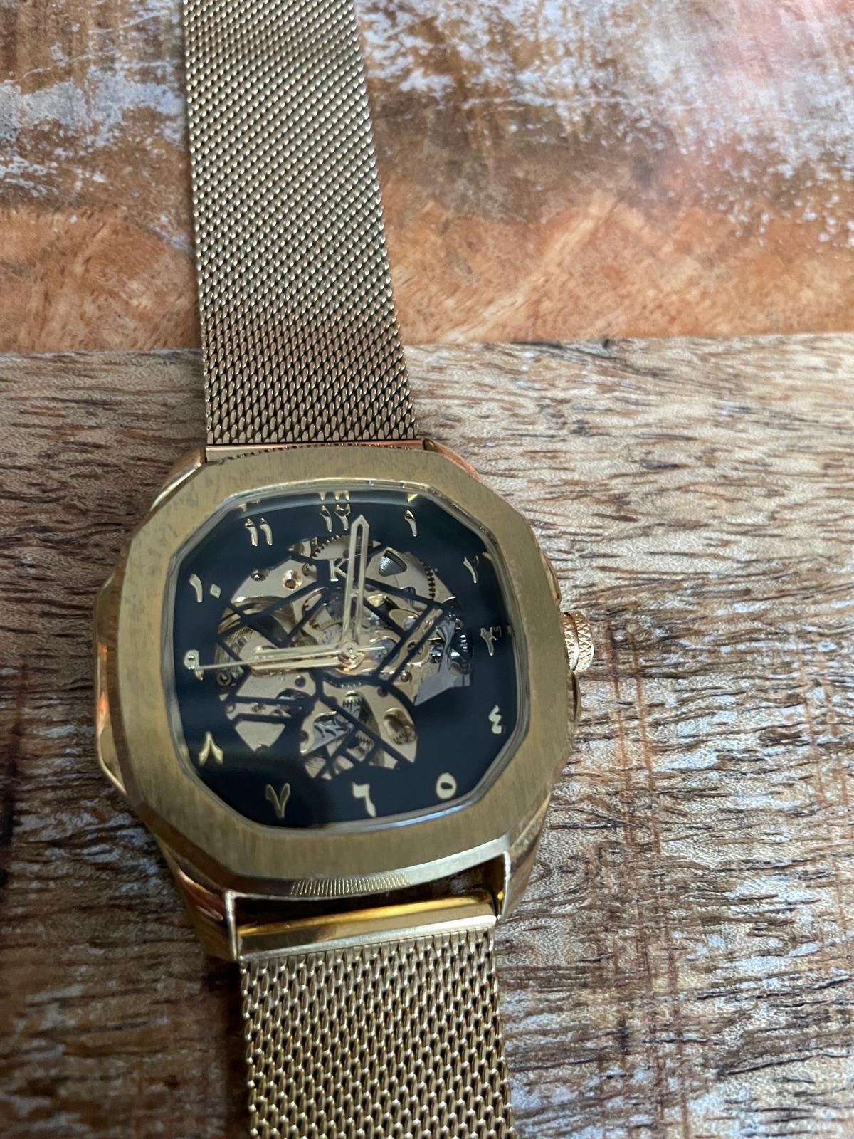 KLEIN Watches Otus Malik Gold automatisch horloge, Sieraden, Tassen en Uiterlijk, Horloges | Heren, Overige merken, Polshorloge
