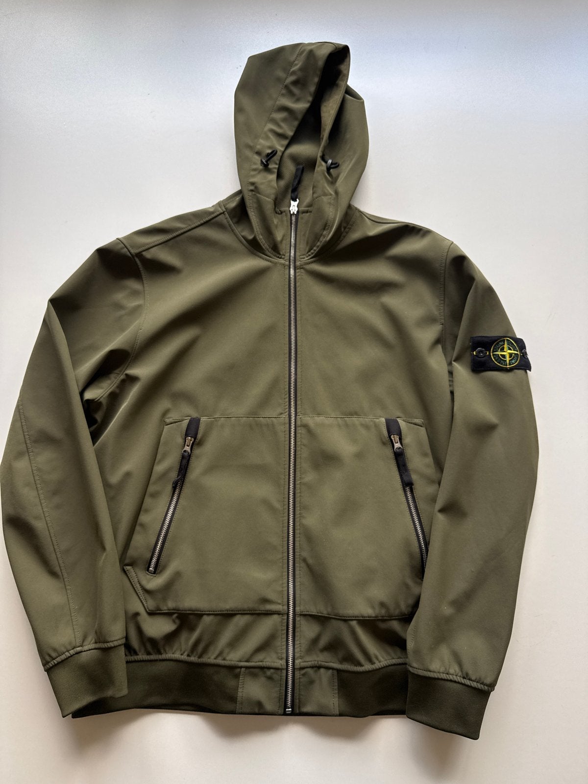 Stone Island Light Soft Shell-R Jas - Maat XXL, Kleding | Heren, Jassen | Zomer, Ophalen of Verzenden, Zo goed als nieuw, Overige maten