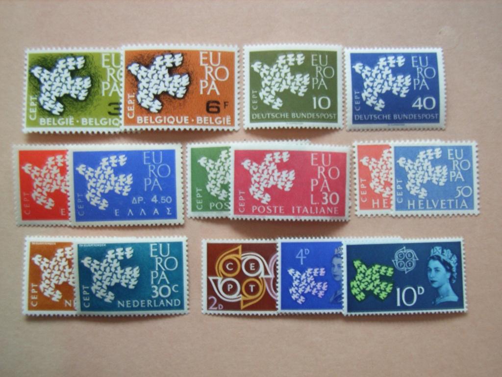 BL  Europa zegels 1961 Pf, Ophalen of Verzenden, Overige landen, Postfris