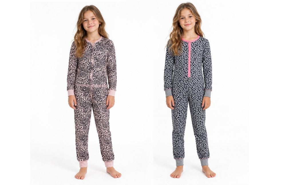 2x Onesie Hema Roze Pyjama Pakje Jumpsuit, Mt. 140 t/m 152, Nacht- of Onderkleding, Meisje, Ophalen of Verzenden, Zo goed als nieuw