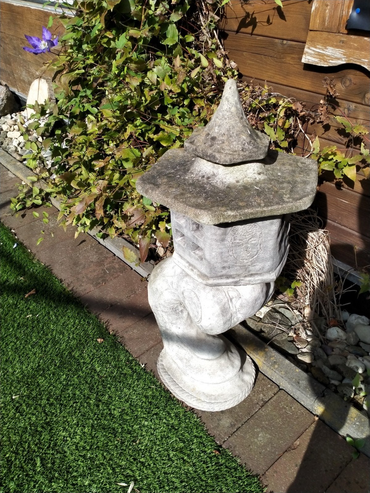 Japanse lantaarn Rankei - Decoratieve tuinverlichting, Tuin en Terras, Ophalen of Verzenden, Gebruikt