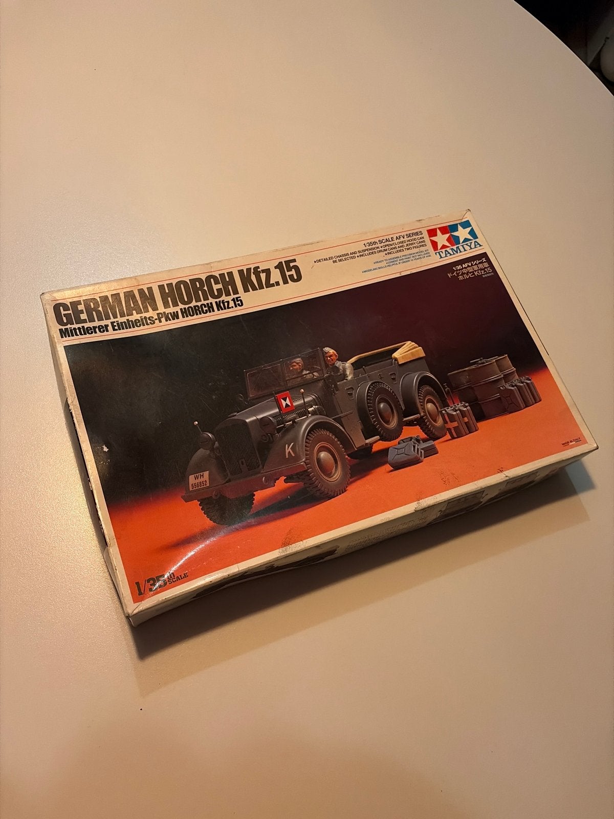Tamiya German Horch Kfz.15 Modelbouwkit, Auto, 1:32 tot 1:50, Nieuw, Ophalen of Verzenden