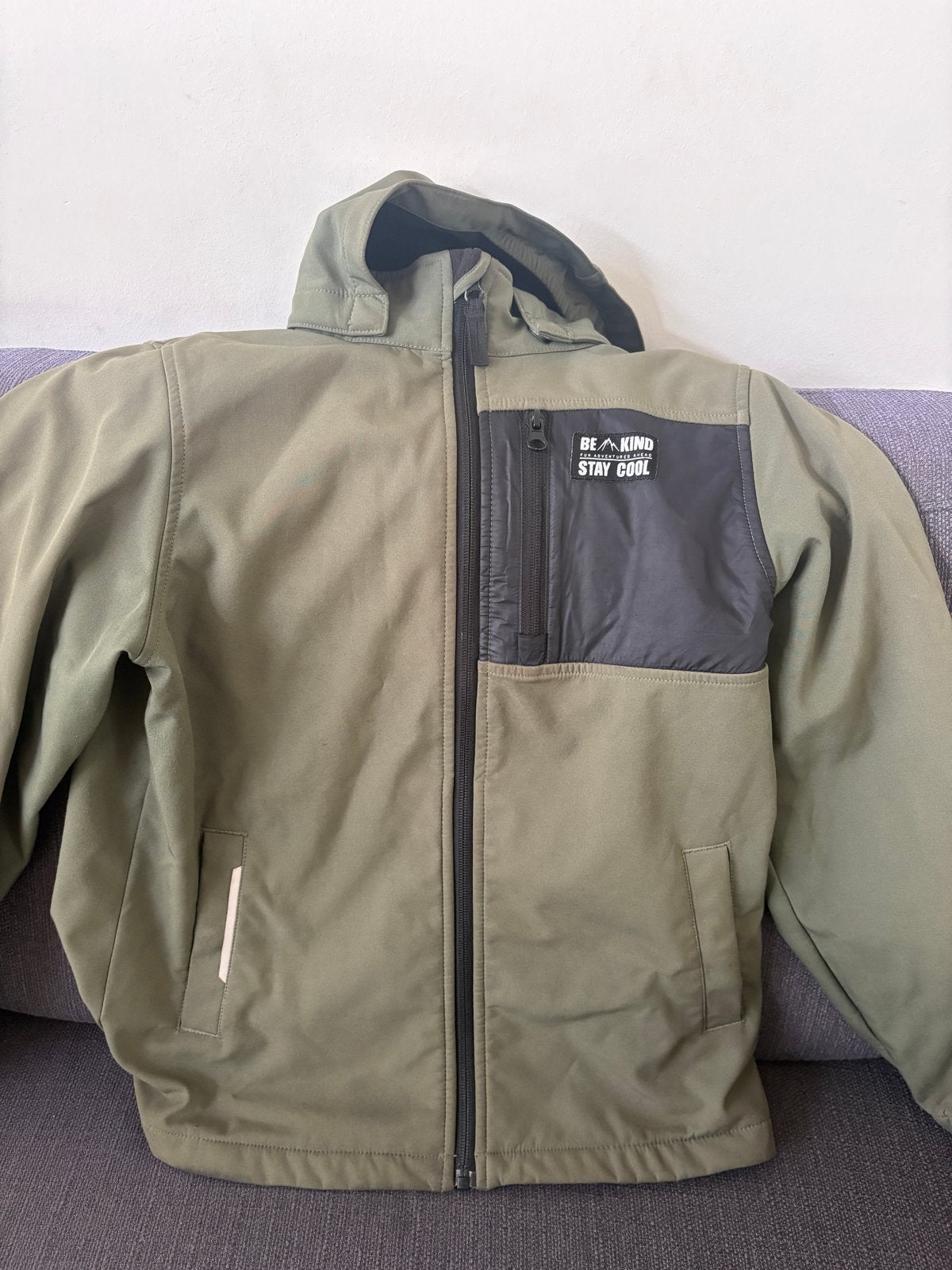 Softshell jas maat 146, Ophalen of Verzenden, Zo goed als nieuw, Jongen, Jas